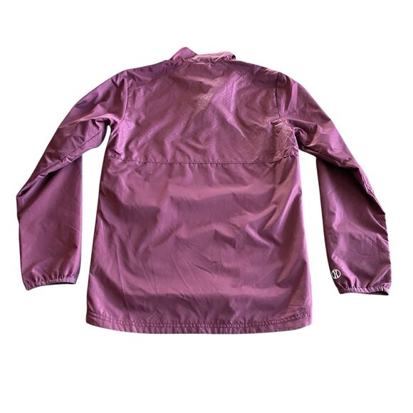 Mens Holloway Burgundy Windbreaker  1/4 Zip Pull‎ Over Jacket Size XS - Picture 2 of 11